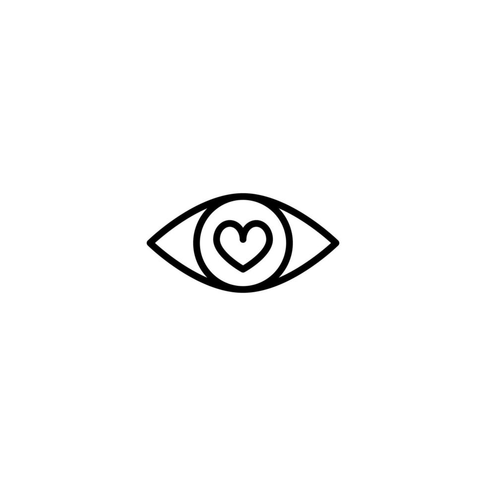 Eyes icon with outline style 20579019 Vector Art at Vecteezy