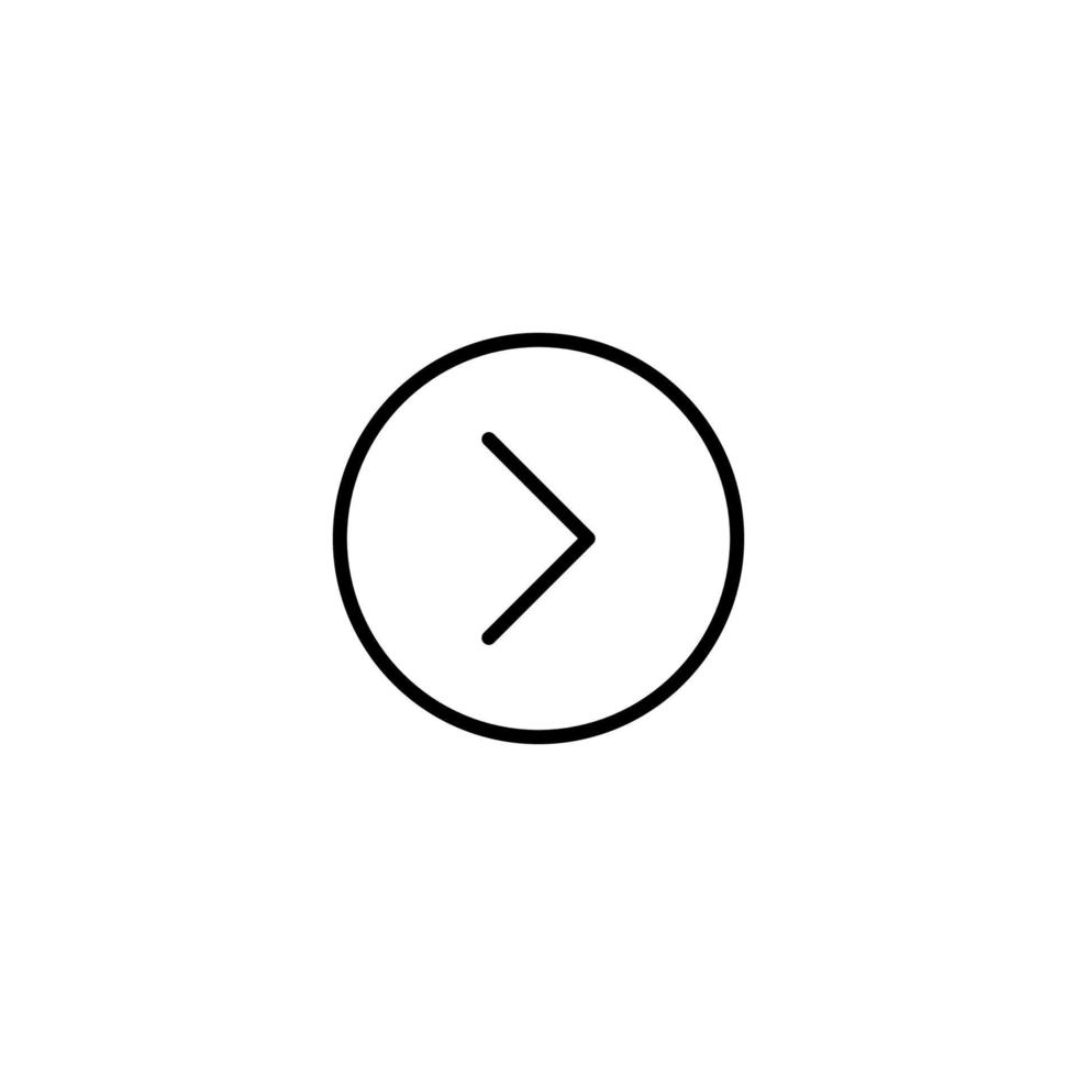 Navigation icon with outline style vector