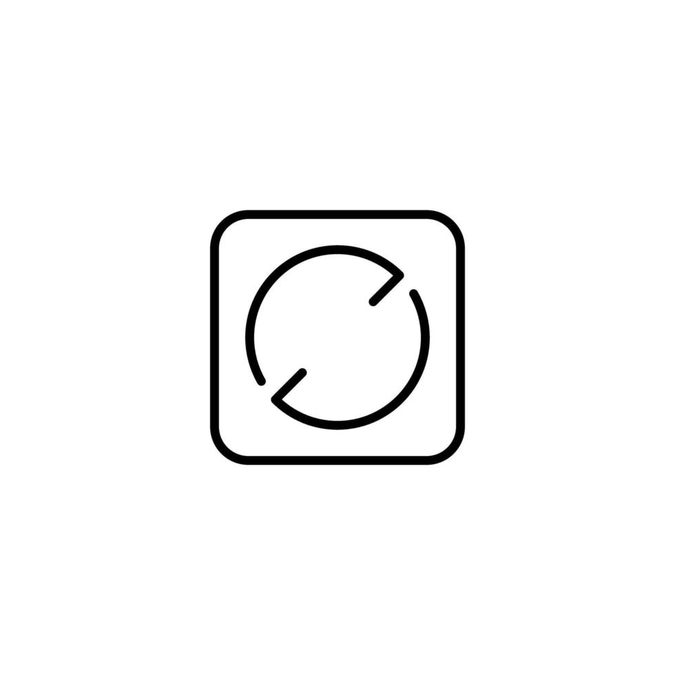 Measurer icon with outline style vector