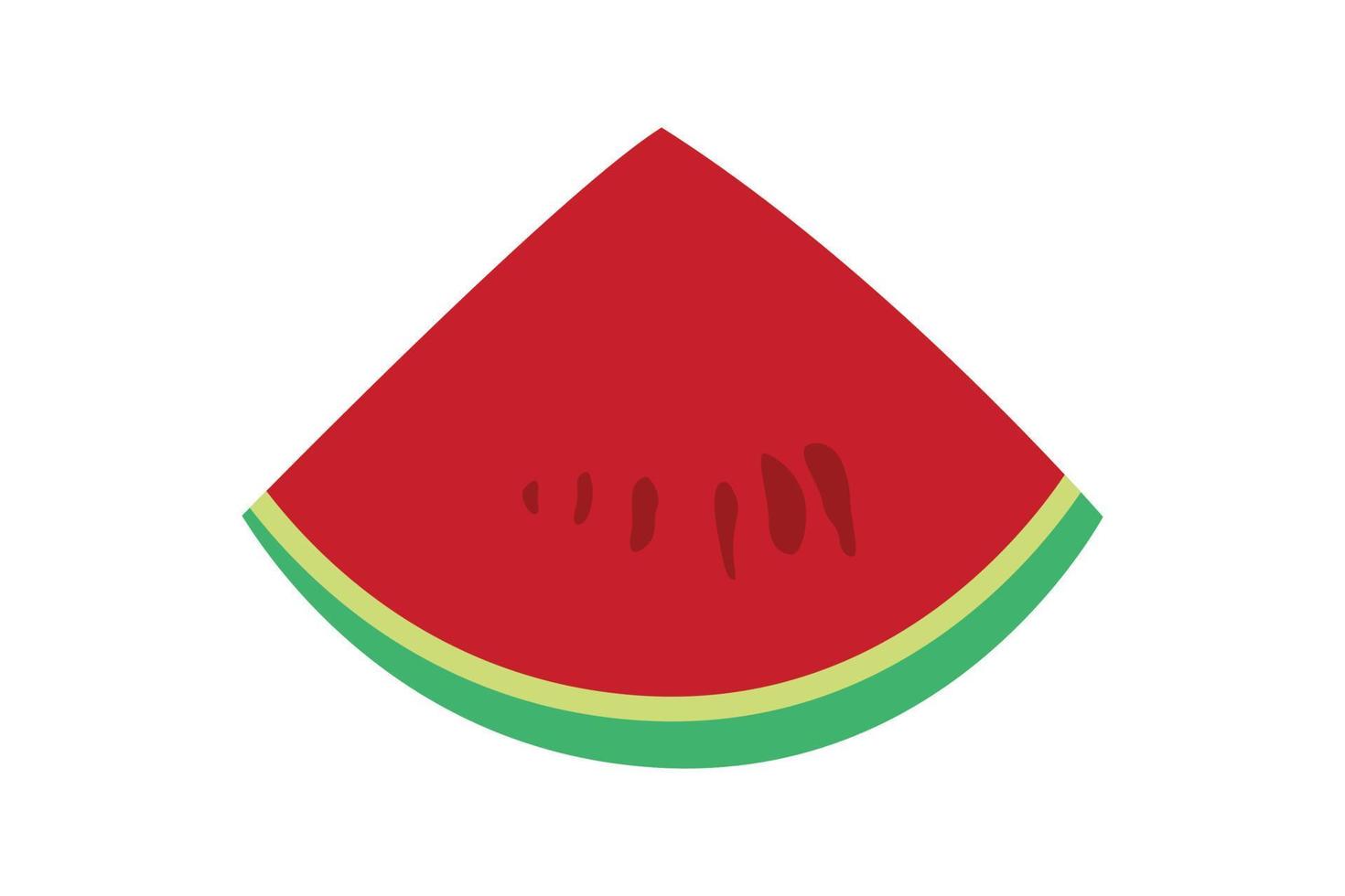 Summer Watermelon Fruit Vector Illustration