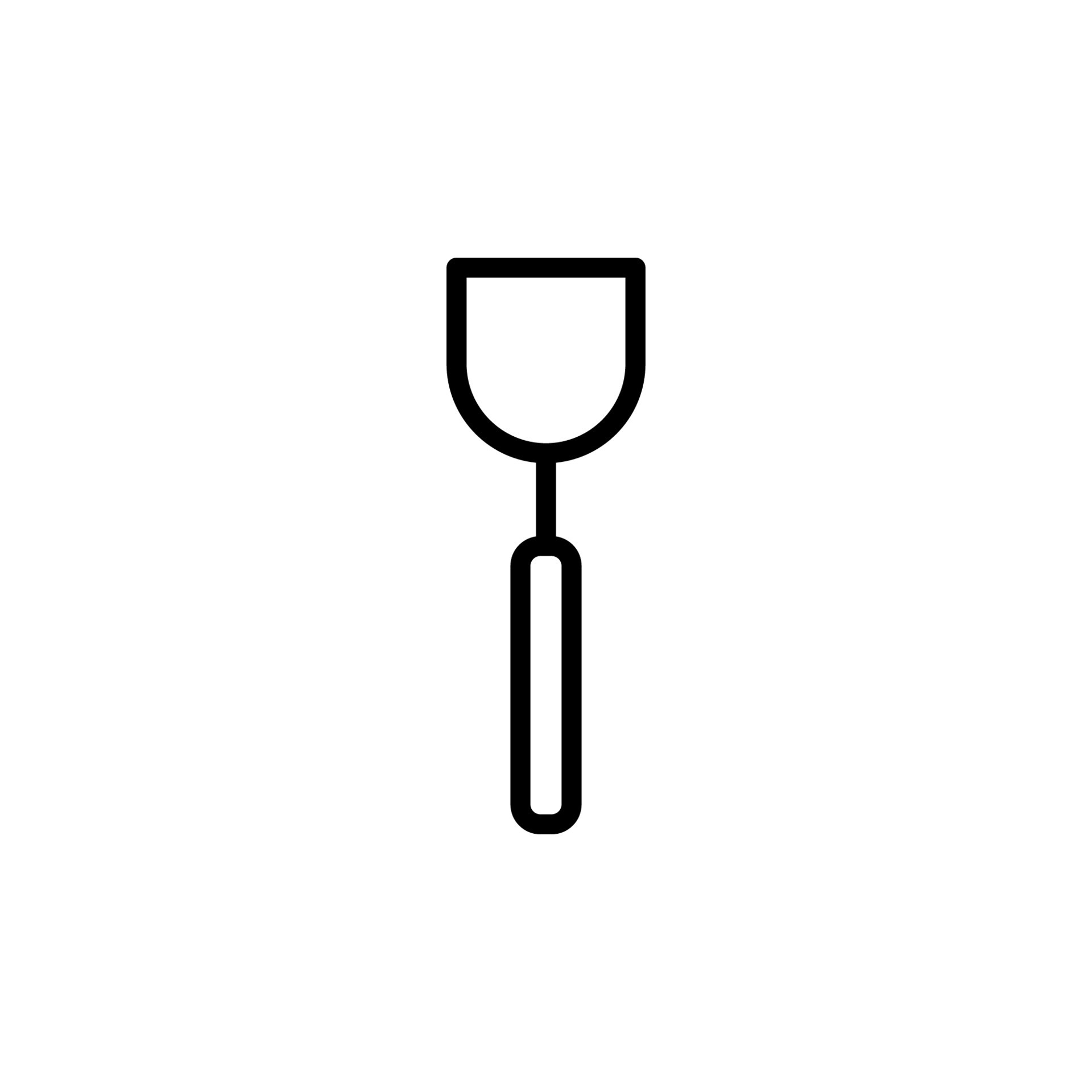 Spatula icon with outline style 20579218 Vector Art at Vecteezy
