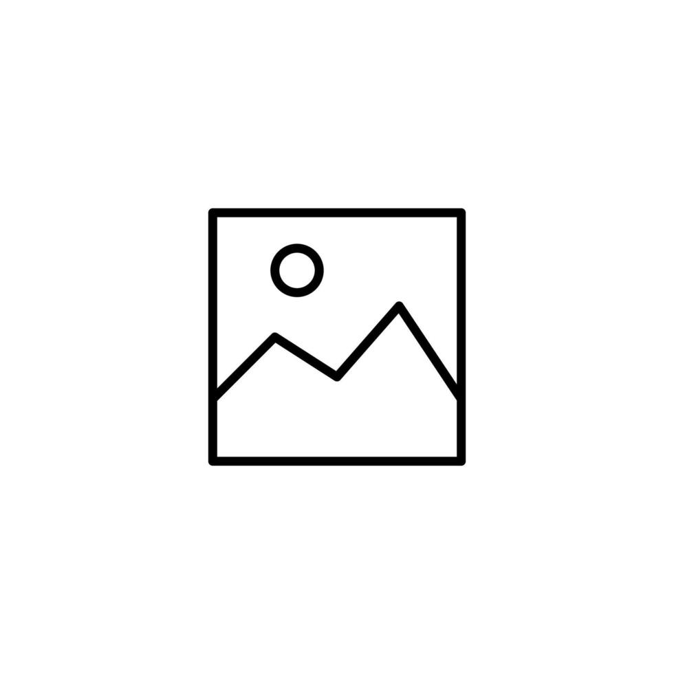 Album icon with outline style vector