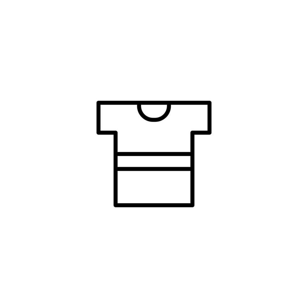 Wear icon with outline style vector