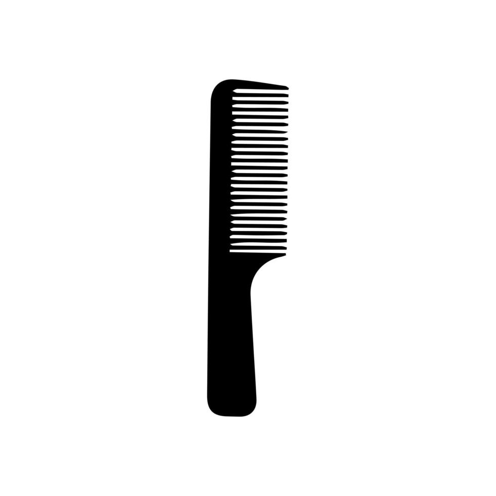 peine y tijeras icono. tijeras cepillo para el pelo vector ilustración, pelo peines y tijeras conjunto aislado en un blanco antecedentes. Barbero icono, vector mejor plano icono.