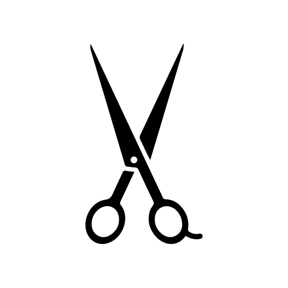 peine y tijeras icono. tijeras cepillo para el pelo vector ilustración, pelo peines y tijeras conjunto aislado en un blanco antecedentes. Barbero icono, vector mejor plano icono.