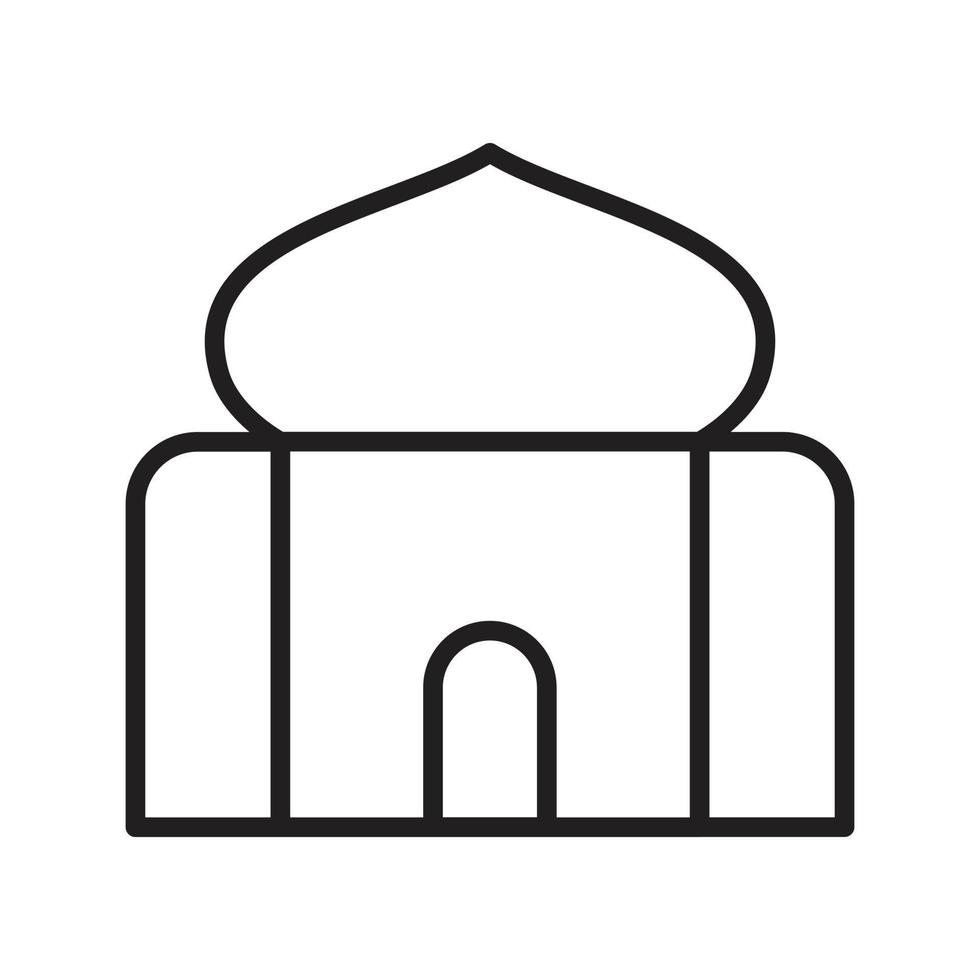 Islamic Icons Line Art Vector, Ramadan Kareem Elements, Eid Mubarak Design Elements, Muslim Prayer, Mosque vector