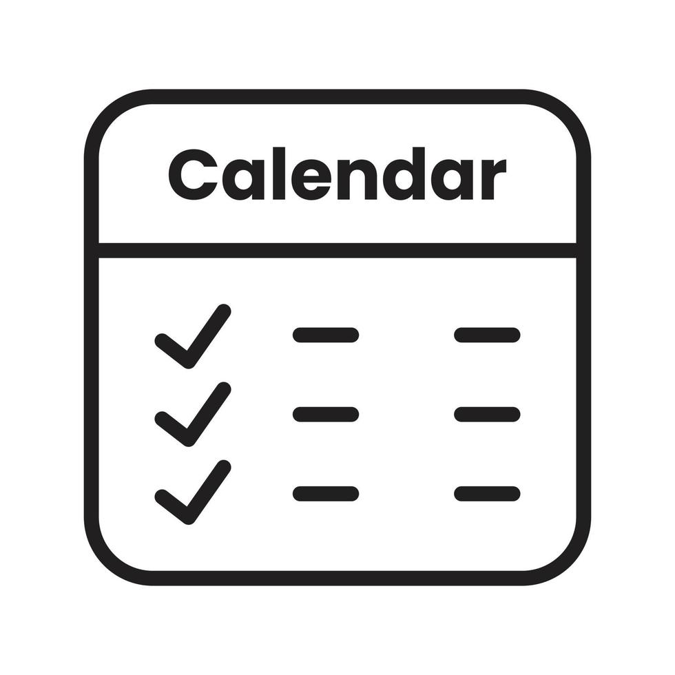Calendar Outline Icon Linear Calendar Black And White Transparent calendar-outline-icon-linear-calendar-black-and-white-transparent