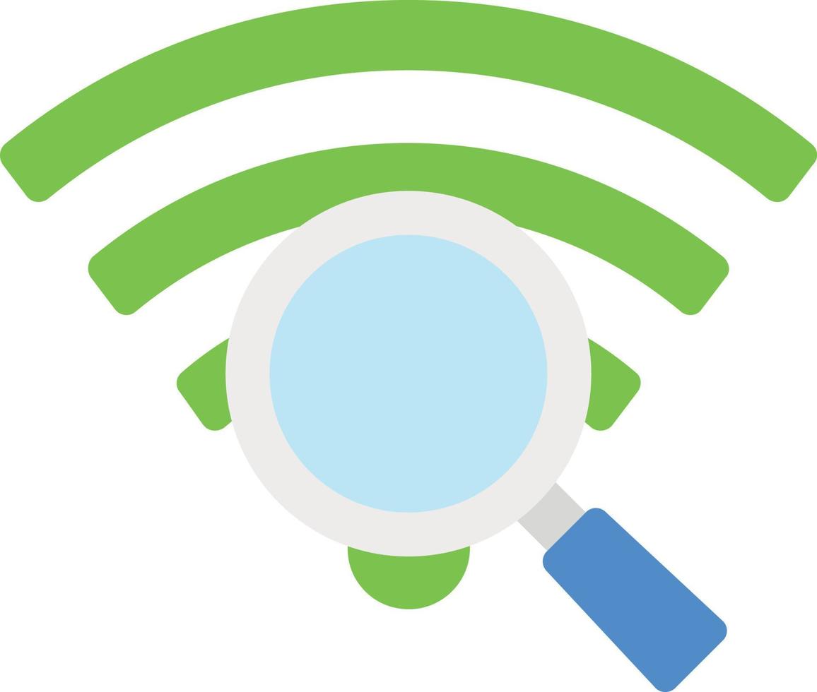 search magnify wifi vector