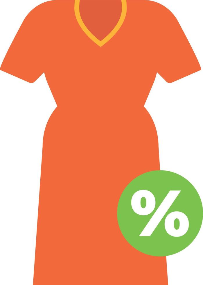 dress sale discount vector