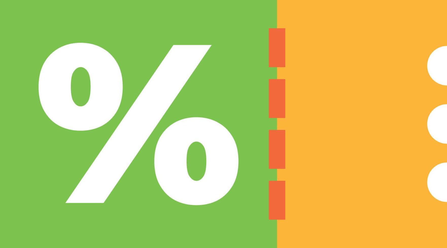 voucher coupon promo vector