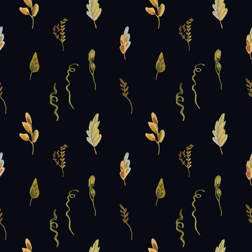 watercolor flower seamless pattern fabric template vector