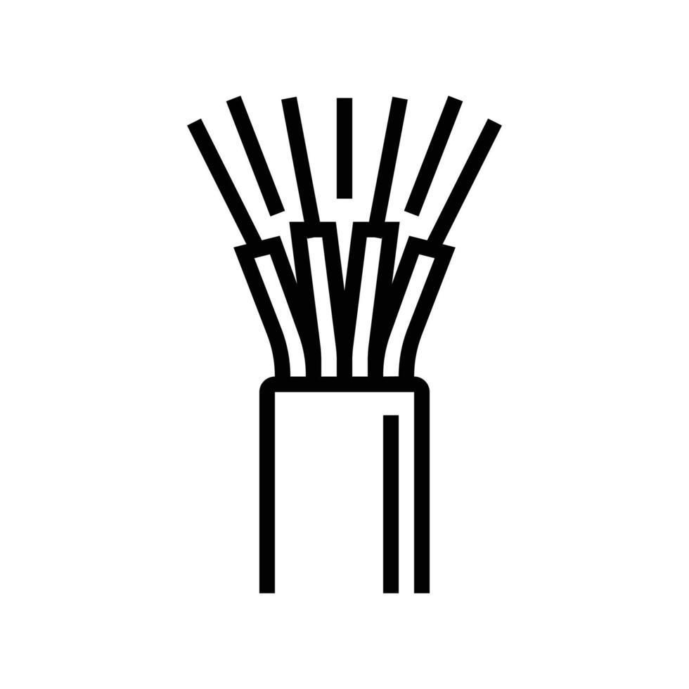 phone wire cable line icon vector illustration