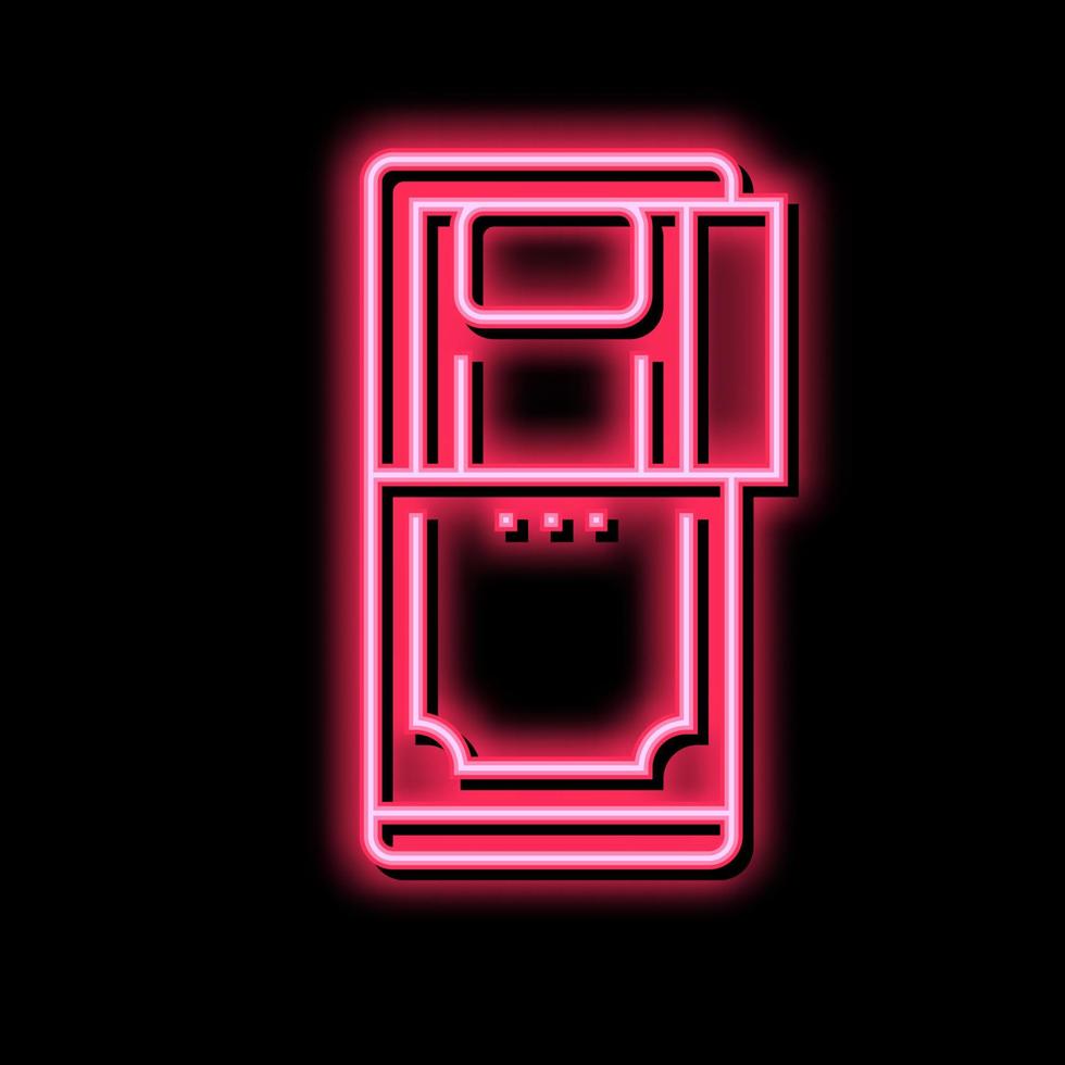 coffin with opened cap neon glow icon illustration vector