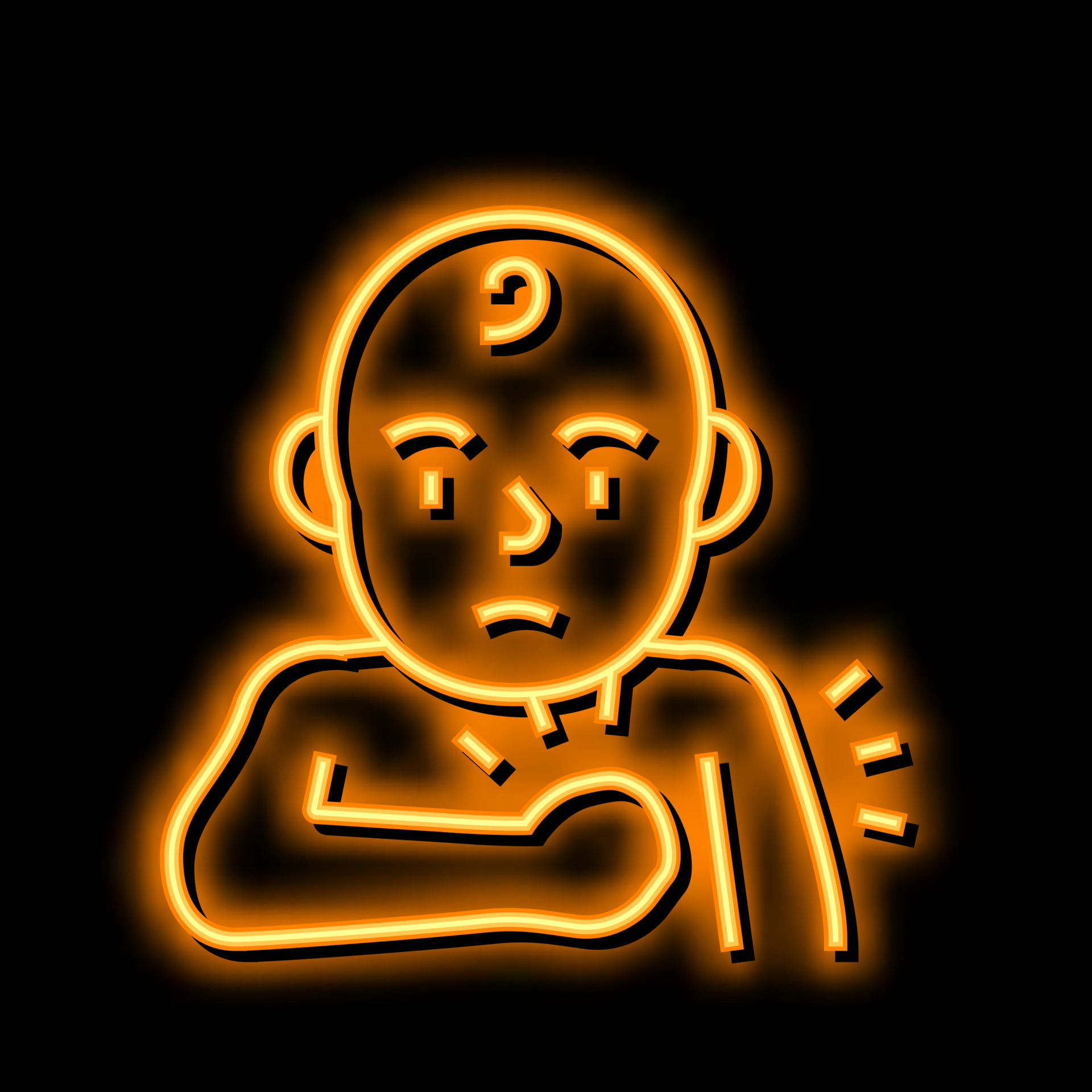 scratch reflex neon glow icon illustration 20582168 Vector Art at Vecteezy