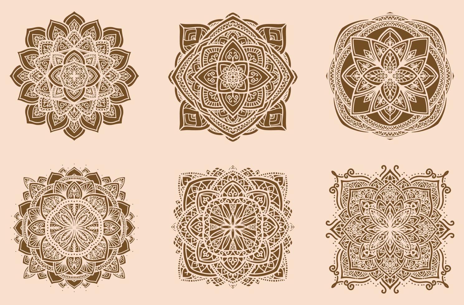 elegant mandala pattern design for decoration vector