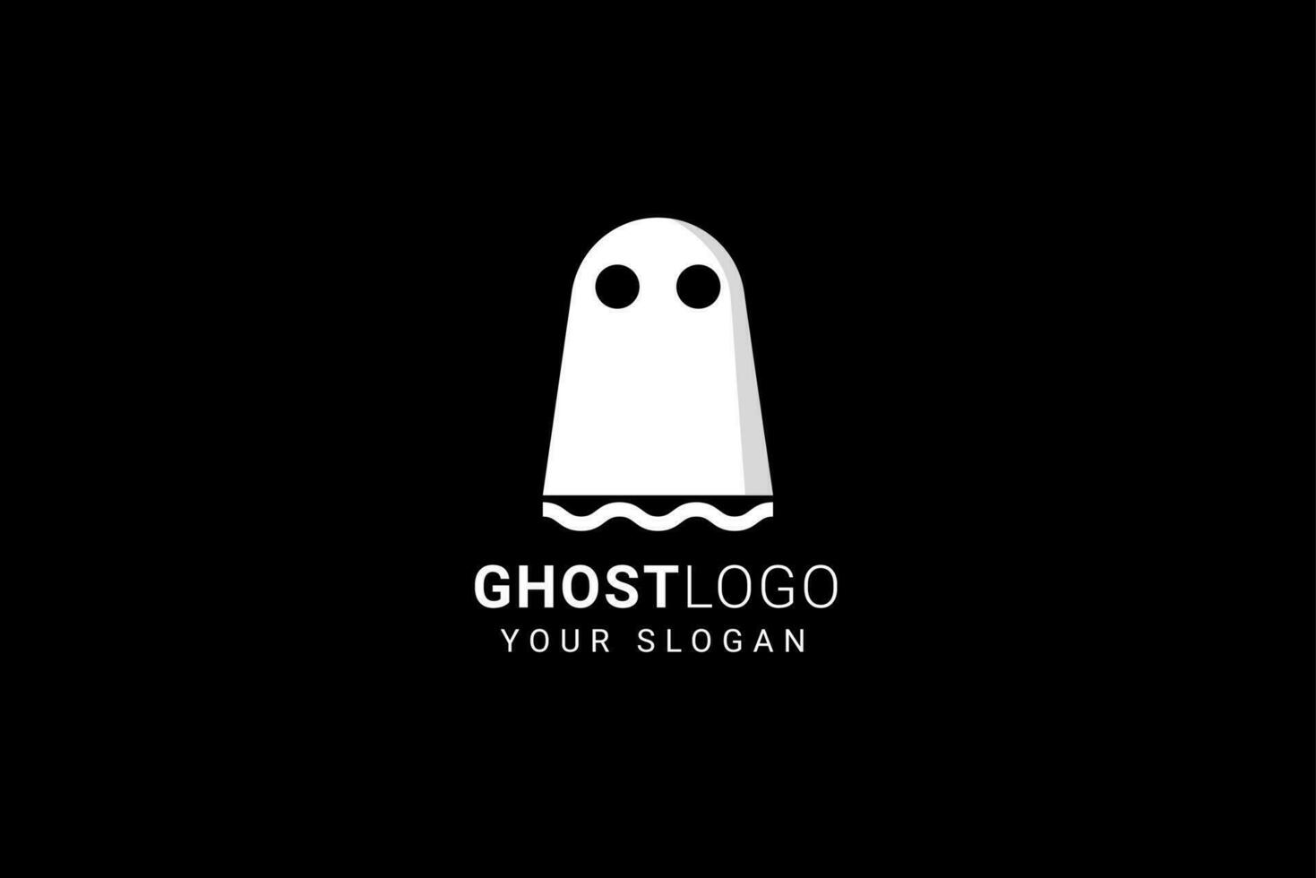 Ghost Logo Vector Icon Illustration