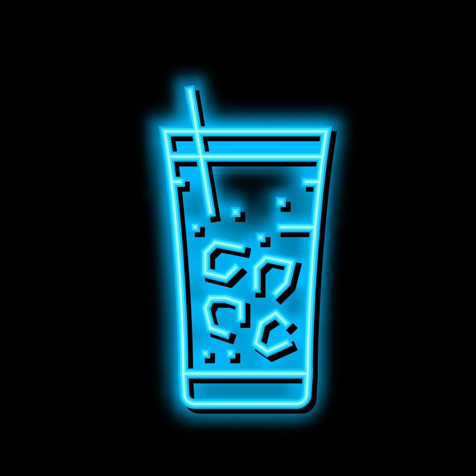fredo coffee neon glow icon illustration vector