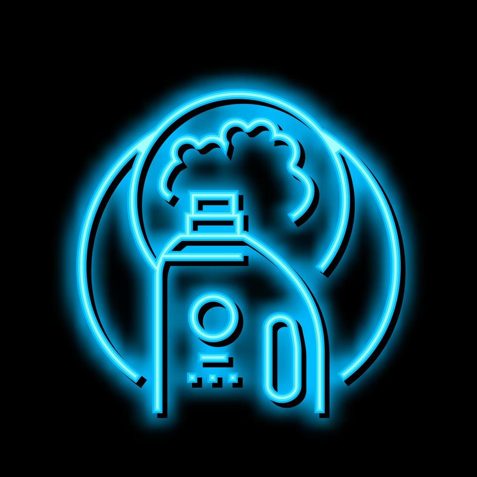 household chemical goods neon glow icon illustration vector