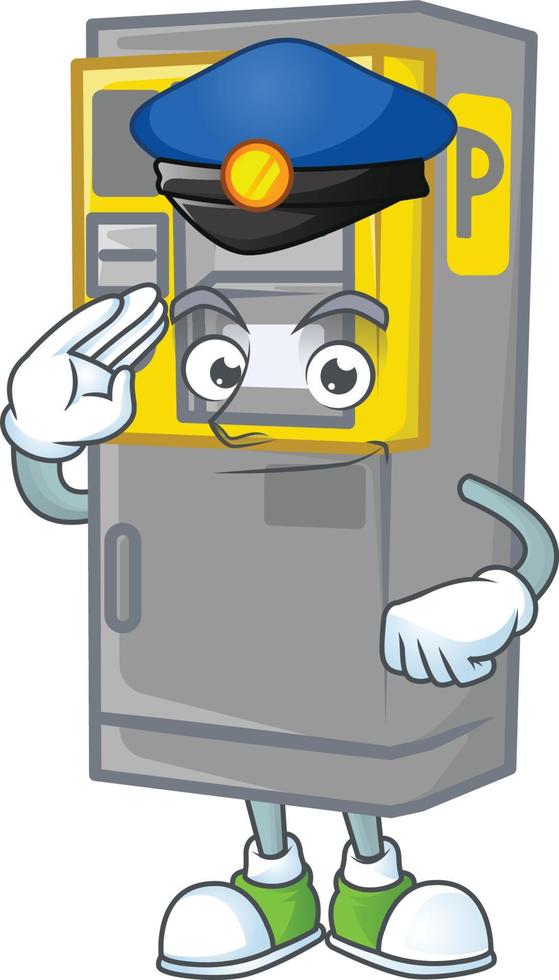 Parking ticket machine icon design vector