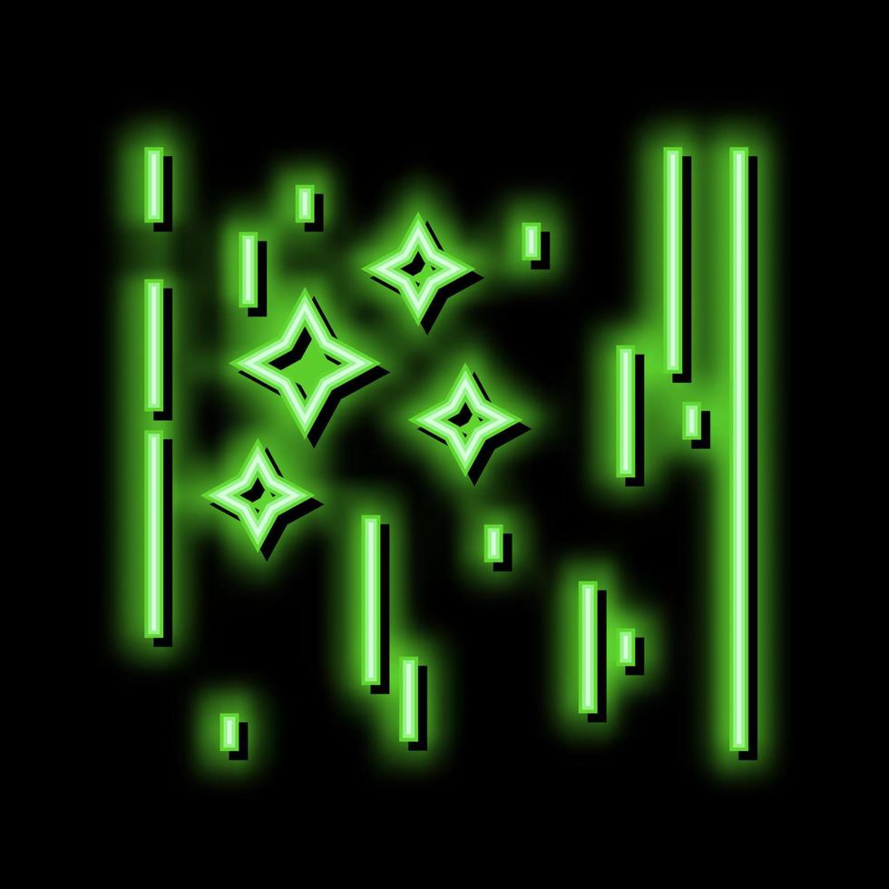 polished concrete neon glow icon illustration vector