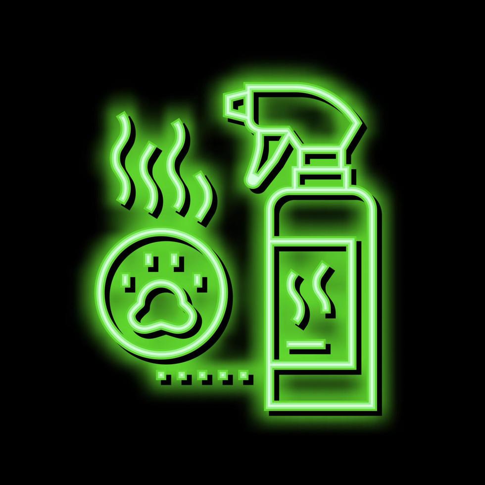 odor neutralizer neon glow icon illustration vector