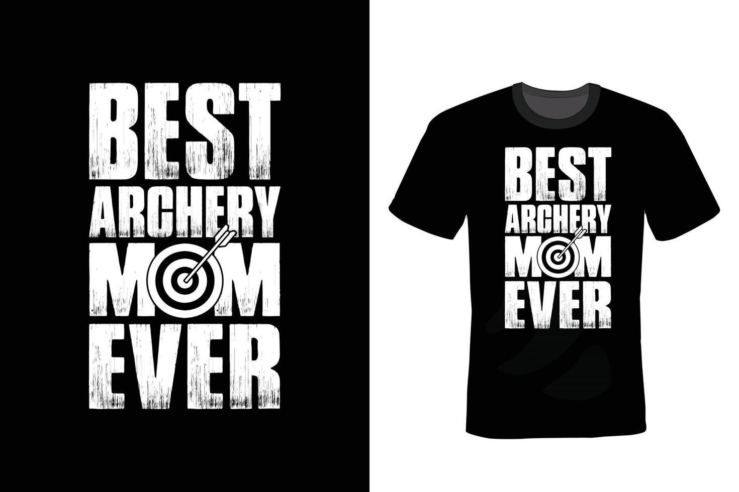 Archery T shirt design, vintage, typography vector