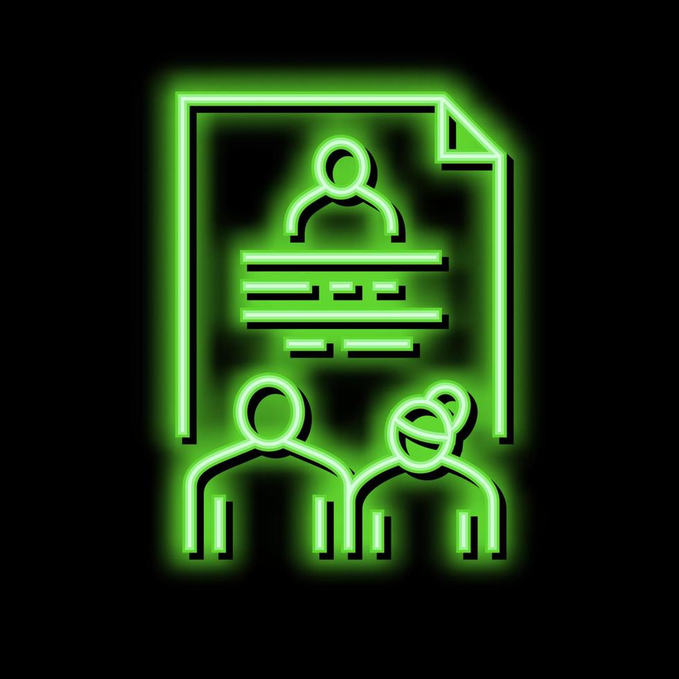 foster family stories neon glow icon illustration vector