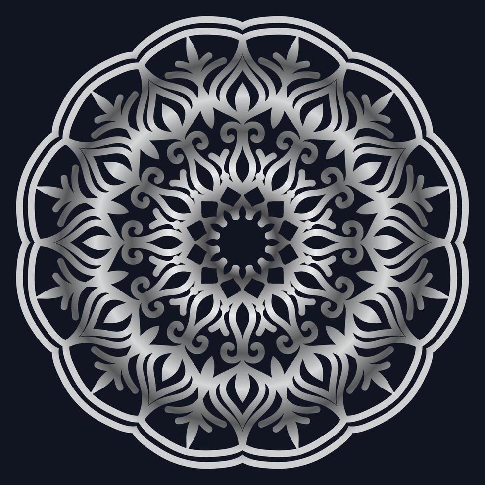 Decorative elements luxury ornament pattern gradient mandala design vector