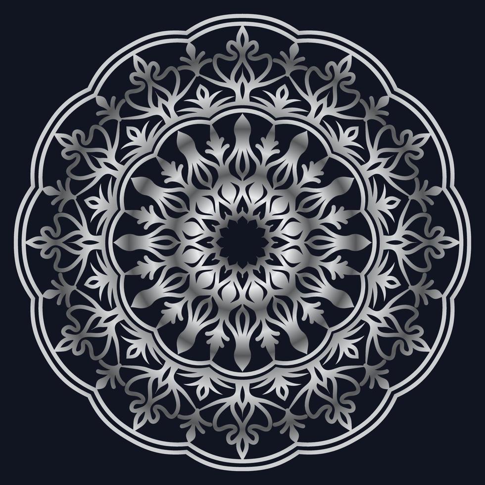 Decorative elements luxury ornament pattern gradient mandala design vector