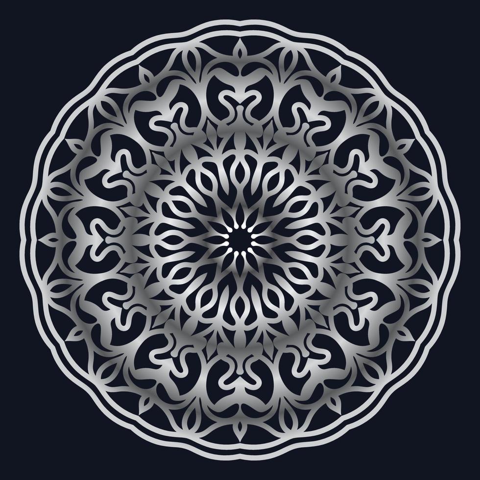 Decorative elements luxury ornament pattern gradient mandala design vector