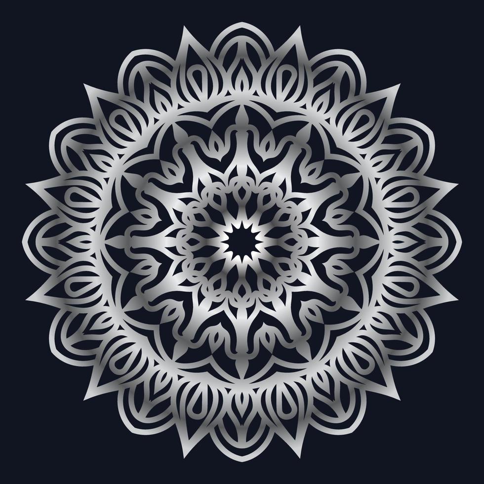 Decorative elements luxury ornament pattern gradient mandala design vector
