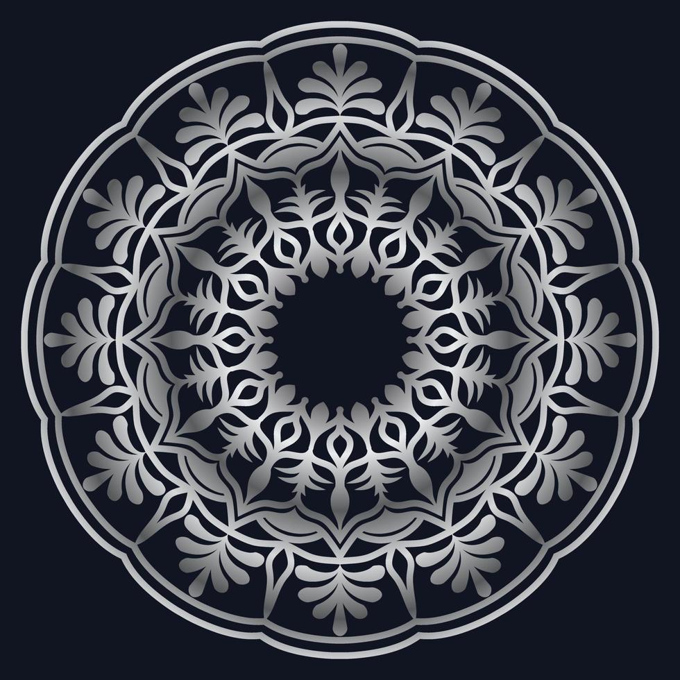 Decorative elements luxury ornament pattern gradient mandala design vector
