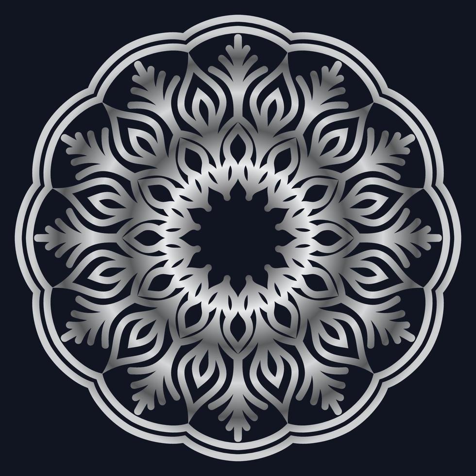 Decorative elements luxury ornament pattern gradient mandala design vector