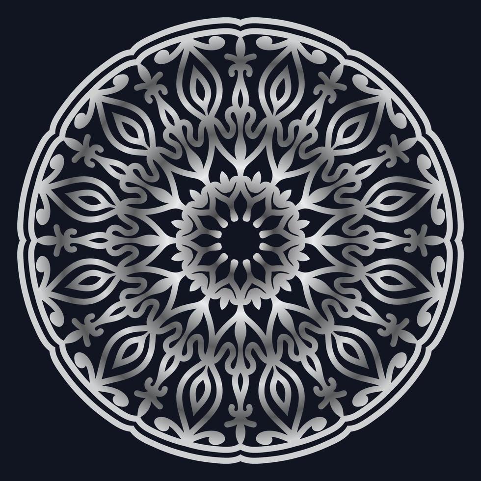 Decorative elements luxury ornament pattern gradient mandala design vector