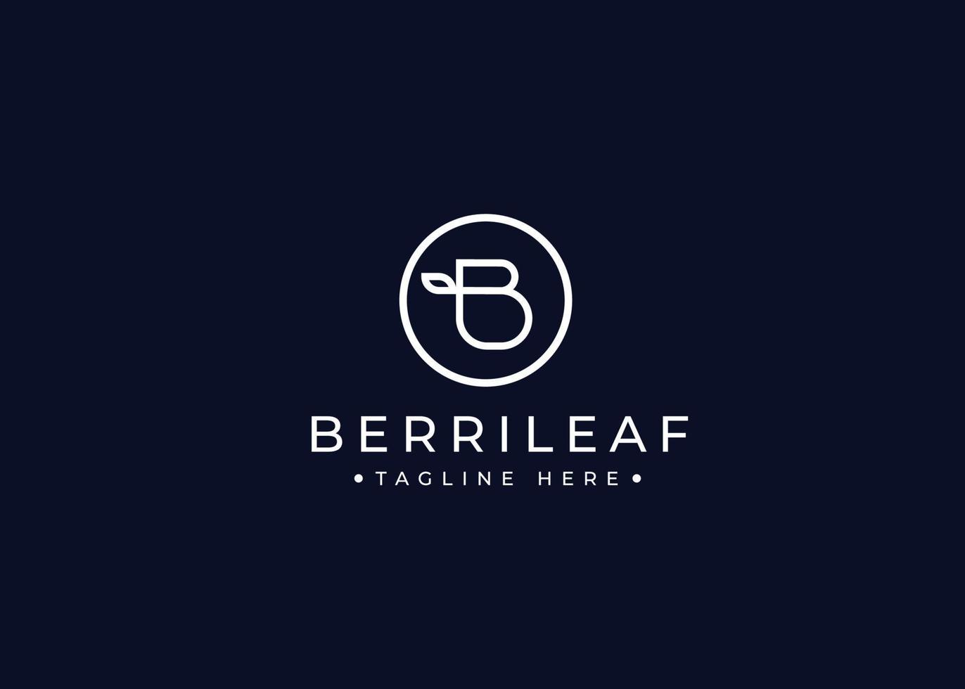 Creative letter B minimalist logo design concept. Initial symbol for corporate business identity. Alphabet vector element
