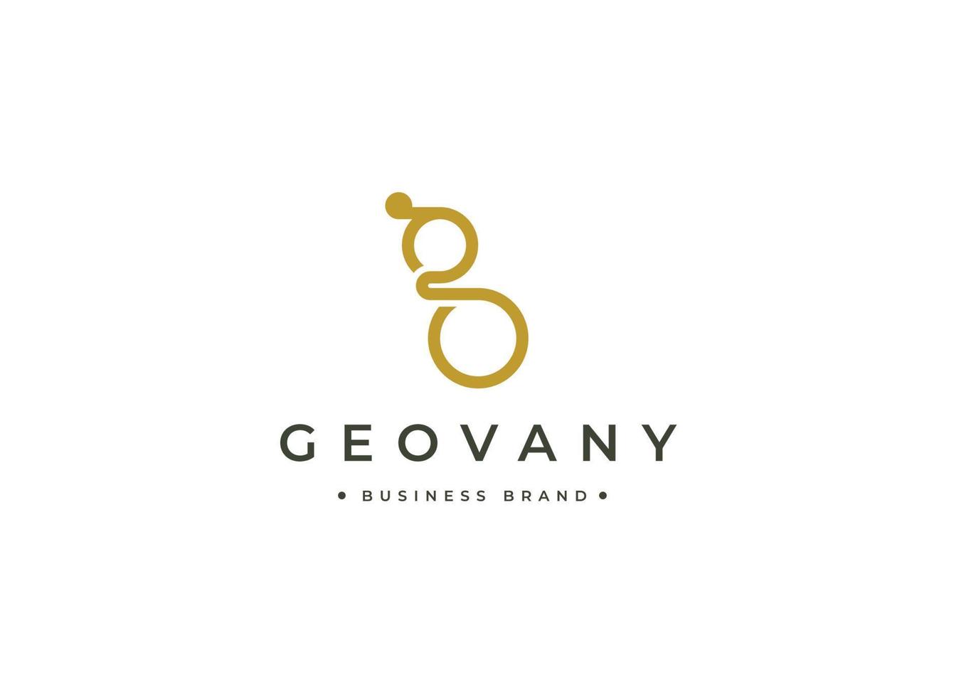 Initial letter G simple elegant logo design concept. Initial symbol for corporate business identity. Alphabet vector element