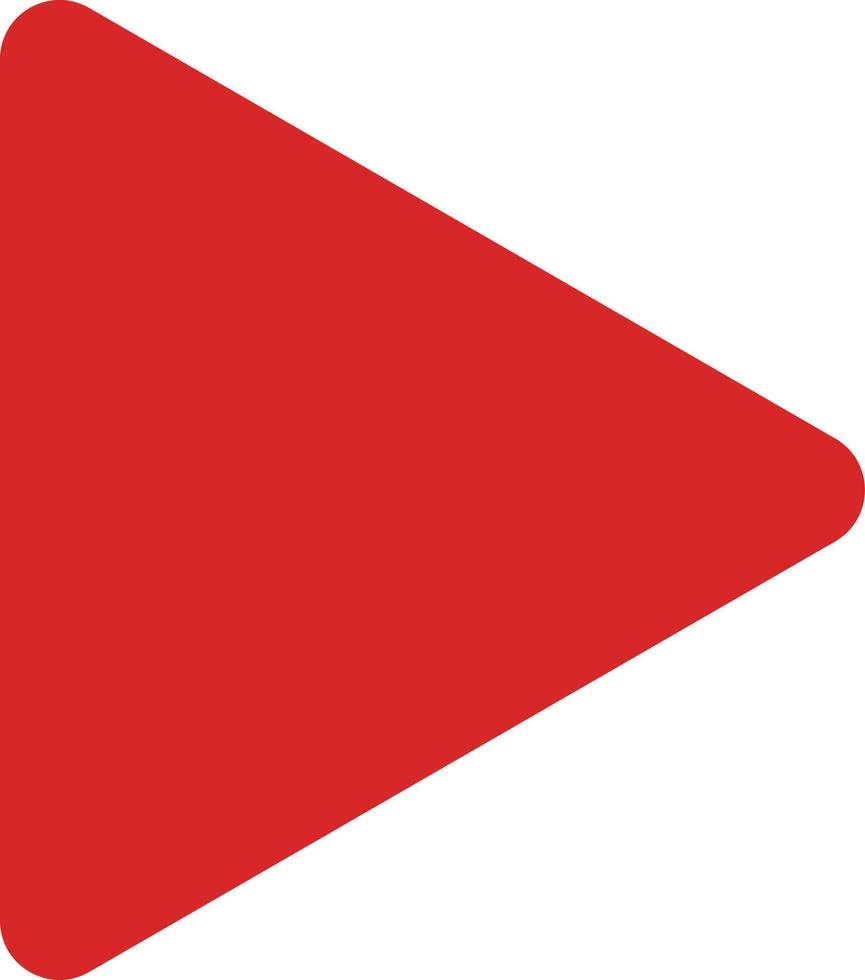 Red play button. Vectors used for videos and audio.