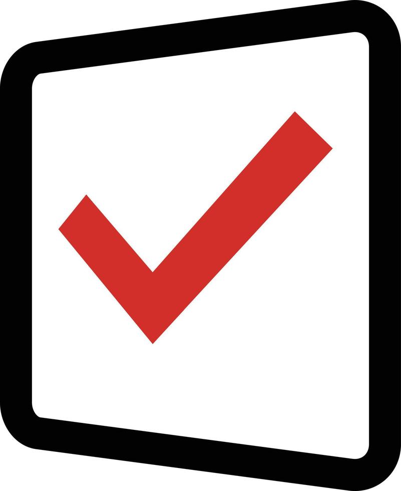 Depth checkbox icon. Flat vector icon.