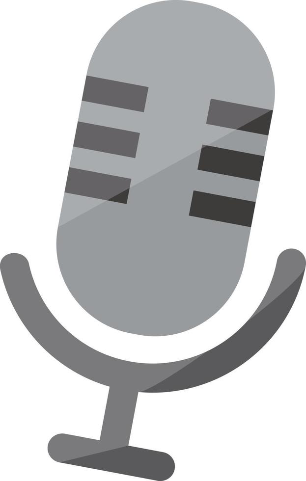 Microphone vector icon. Fashionable design.