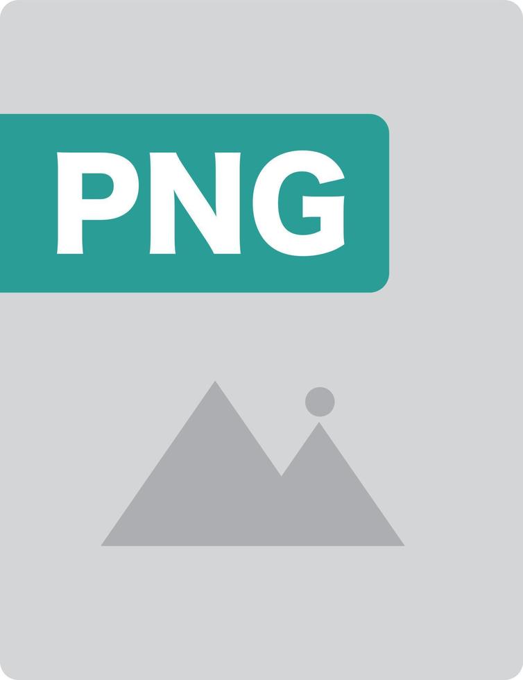 Png file icon. vector