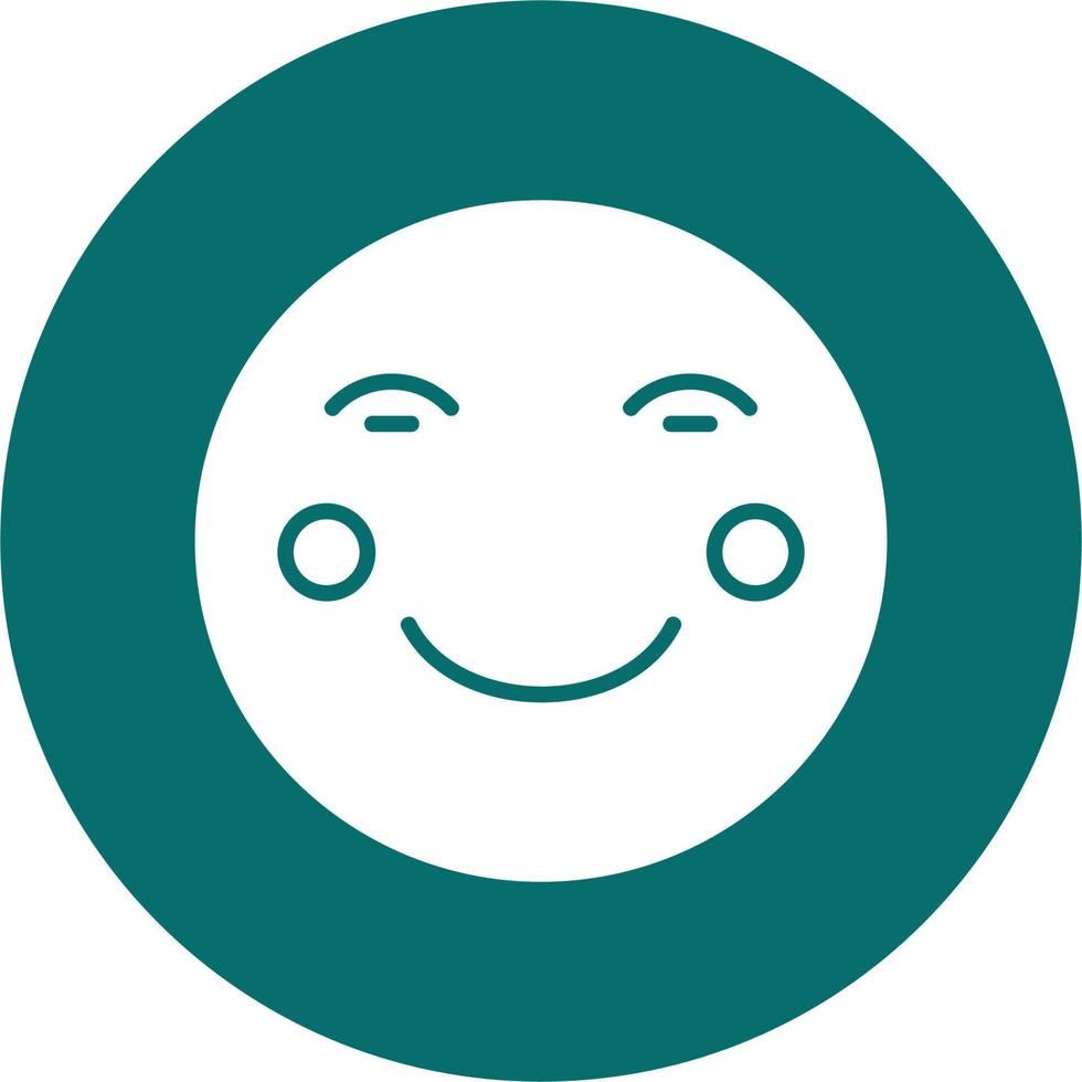 Blushing Vector Icon