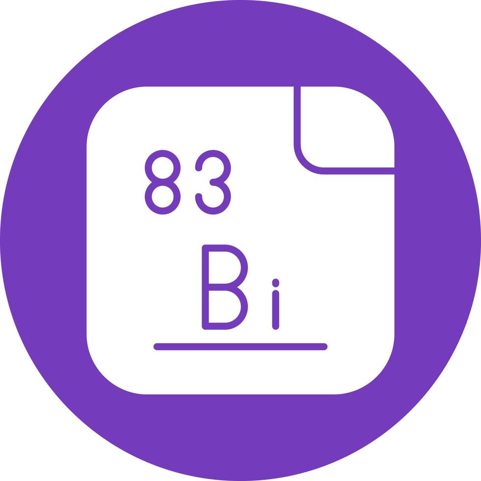 bismuto vector icono