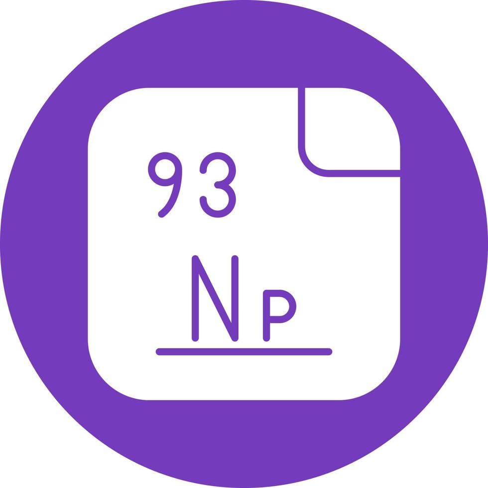 Neptunium Vector Icon