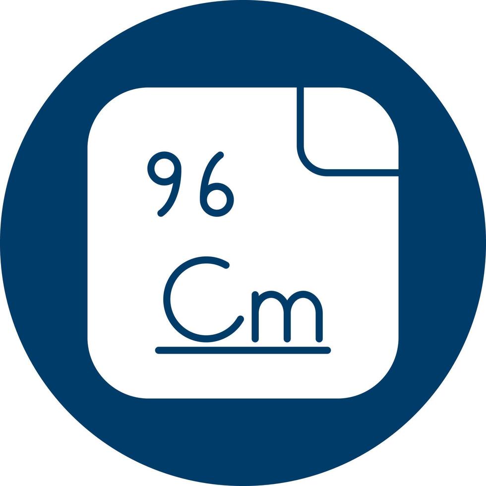 Curium Vector Icon