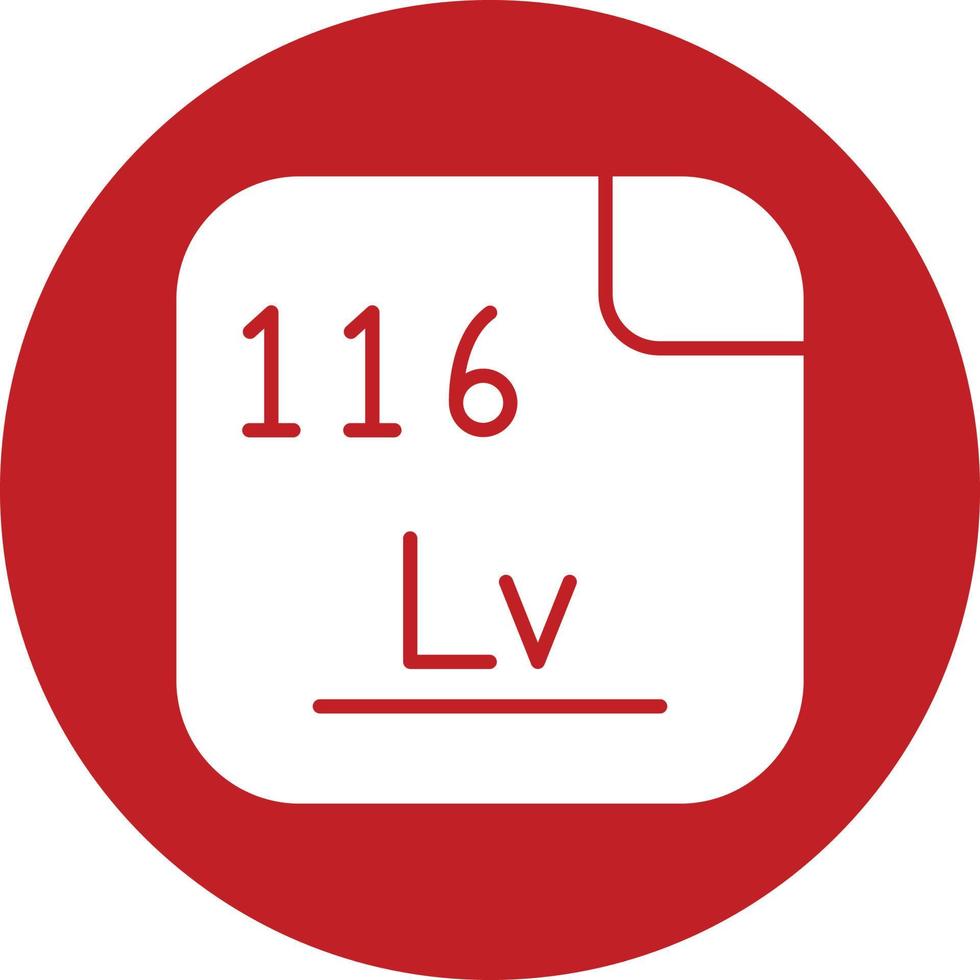 livermorium vector icono