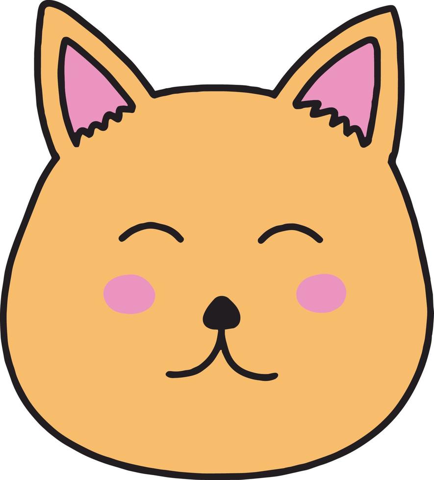 Cute puppy icon vector