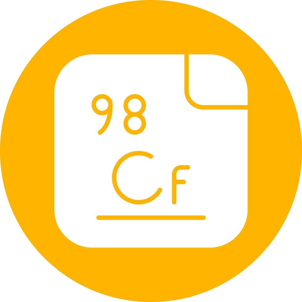 Californium Vector Icon