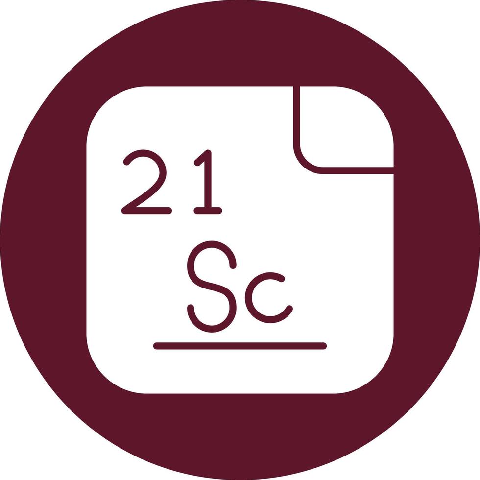 Scandium Vector Icon