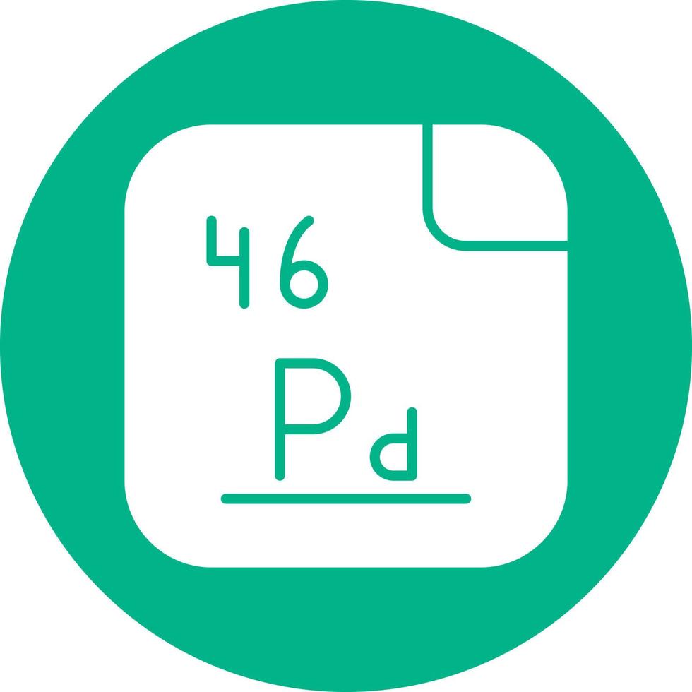 Palladium Vector Icon