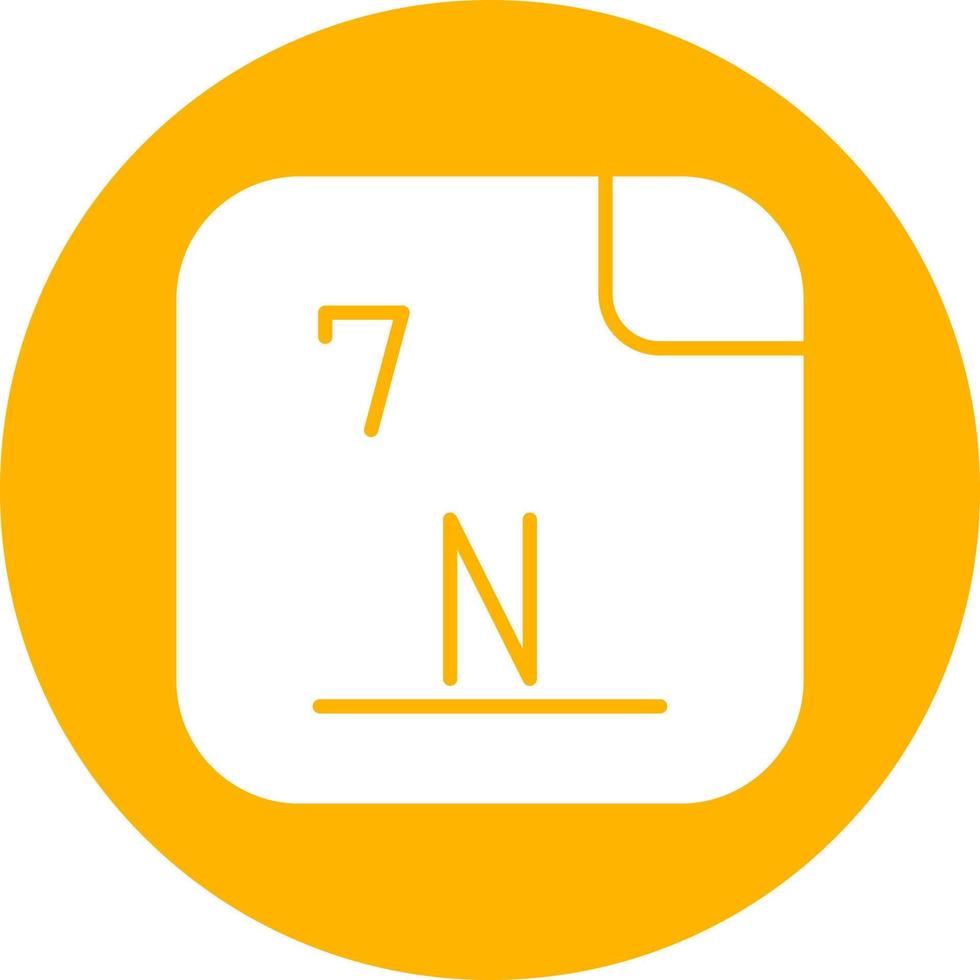 Nitrogen Vector Icon